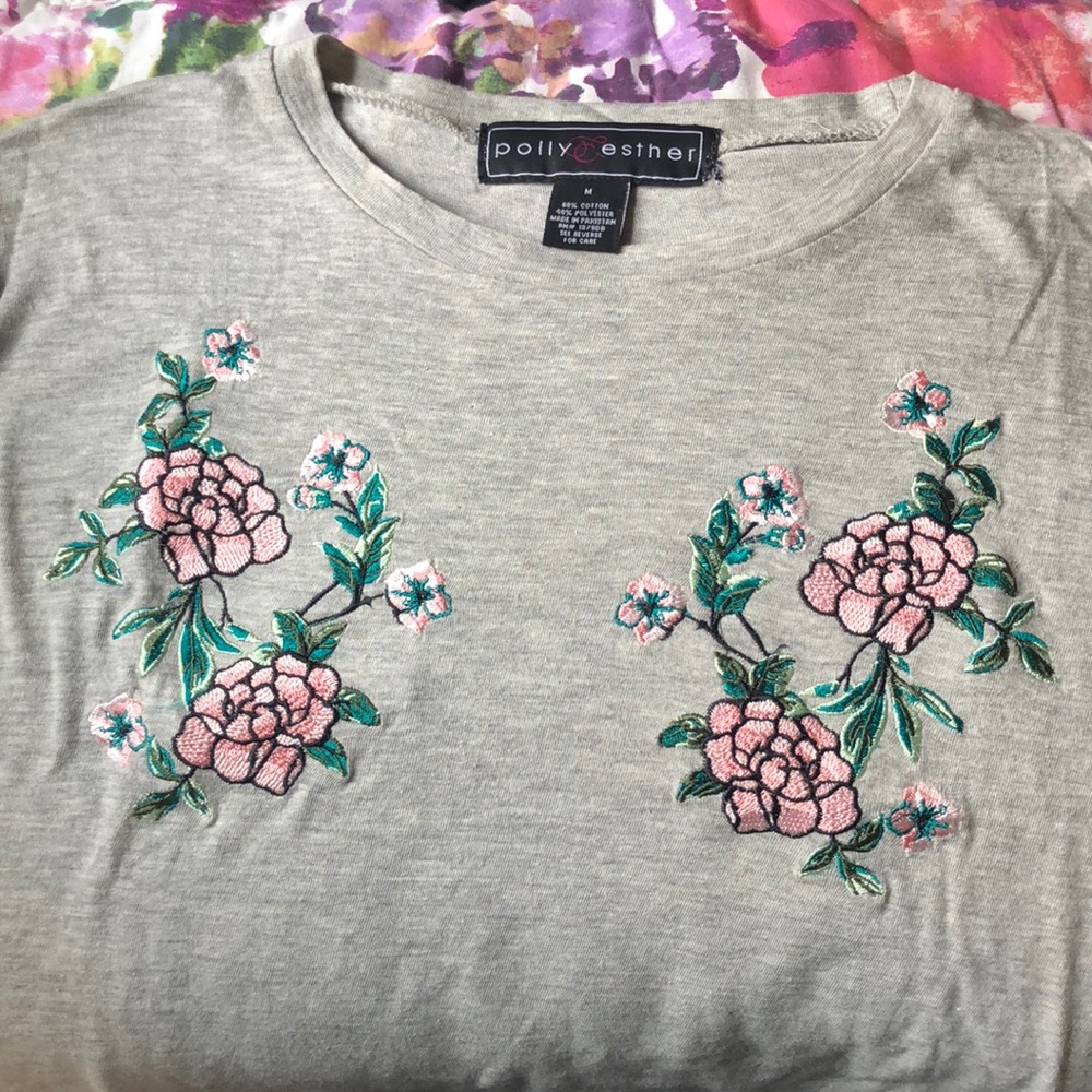 Embroidered top
